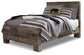 Derekson Full Panel Bed with Mirrored Dresser, Chest and 2 Nightstands