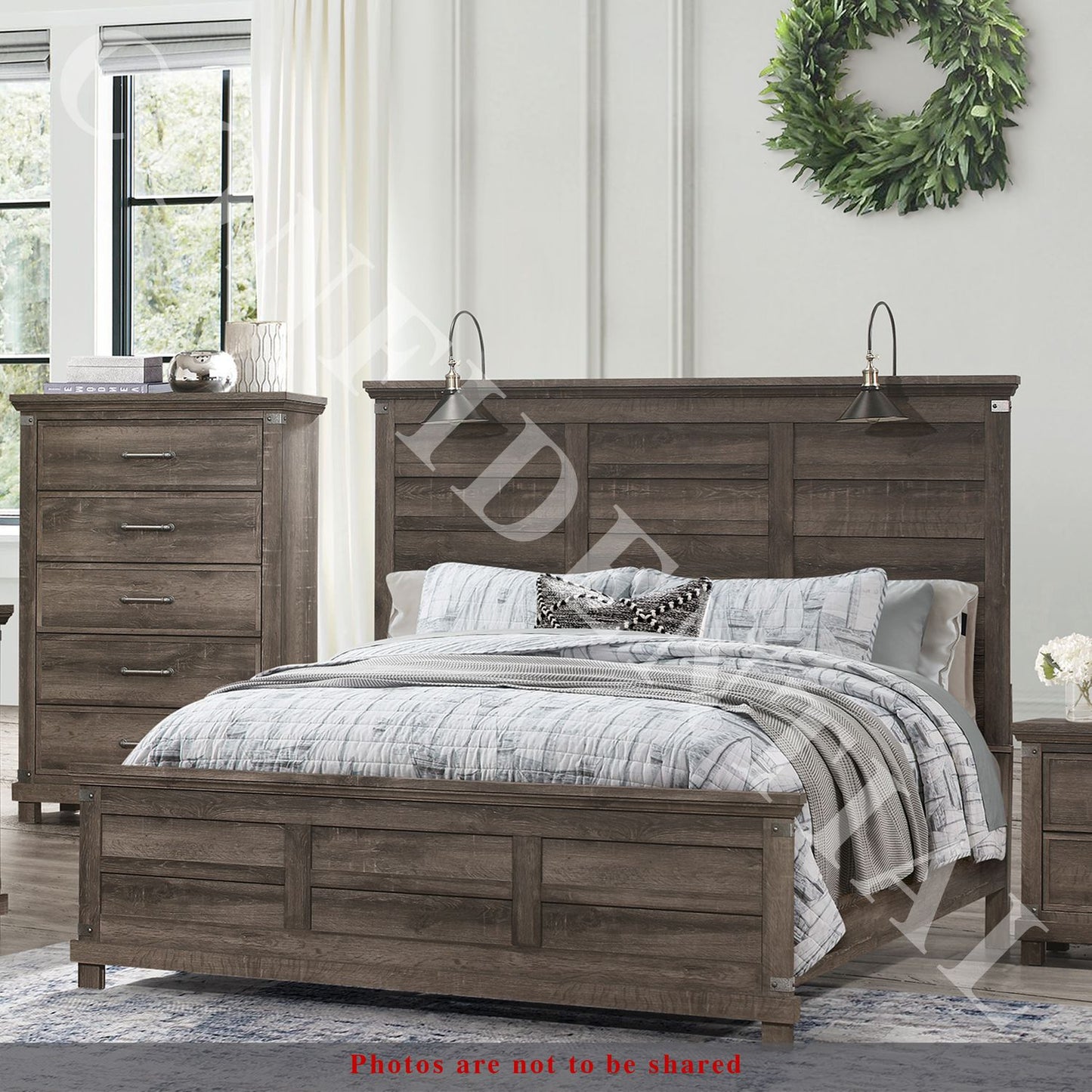 Lakeside Haven - Queen Panel Bed