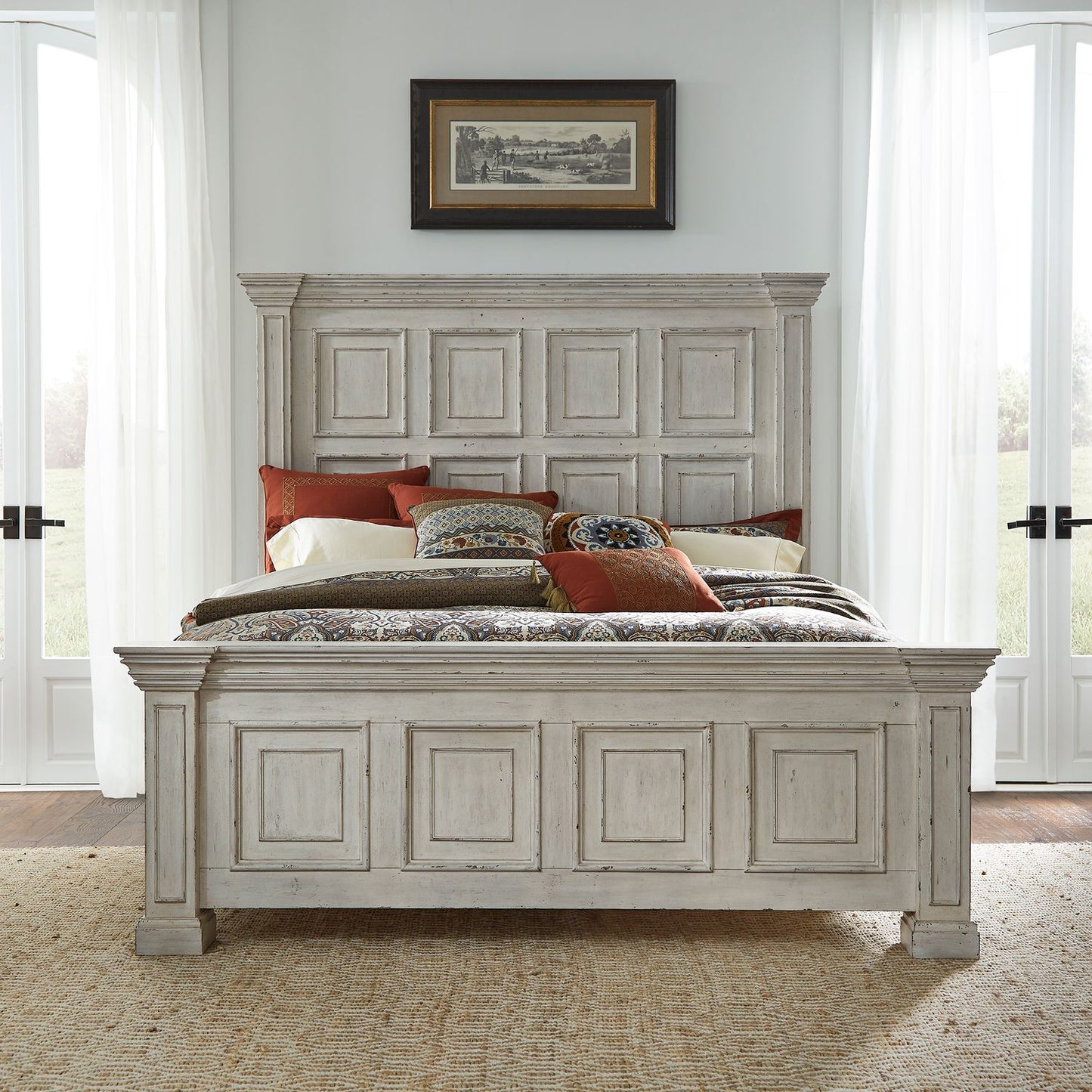 Big Valley - King Panel Bed