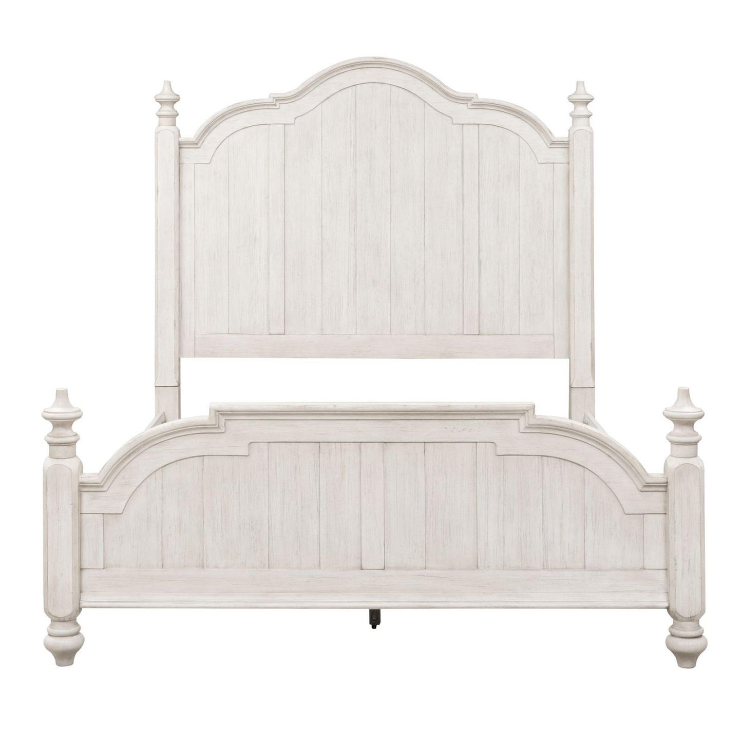 Farmhouse Reimagined - King Poster Bed, Dresser & Mirror, Chest, Night Stand