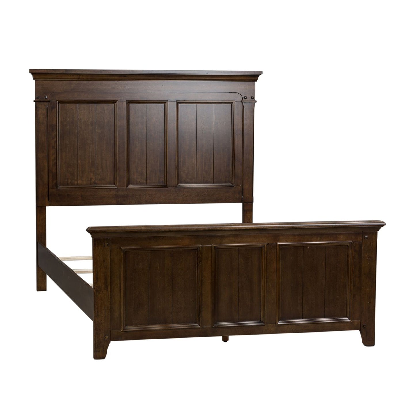 Saddlebrook - Queen Panel Bed, Dresser & Mirror, Chest, Night Stand