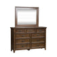 Saddlebrook - Queen Panel Bed, Dresser & Mirror, Chest, Night Stand
