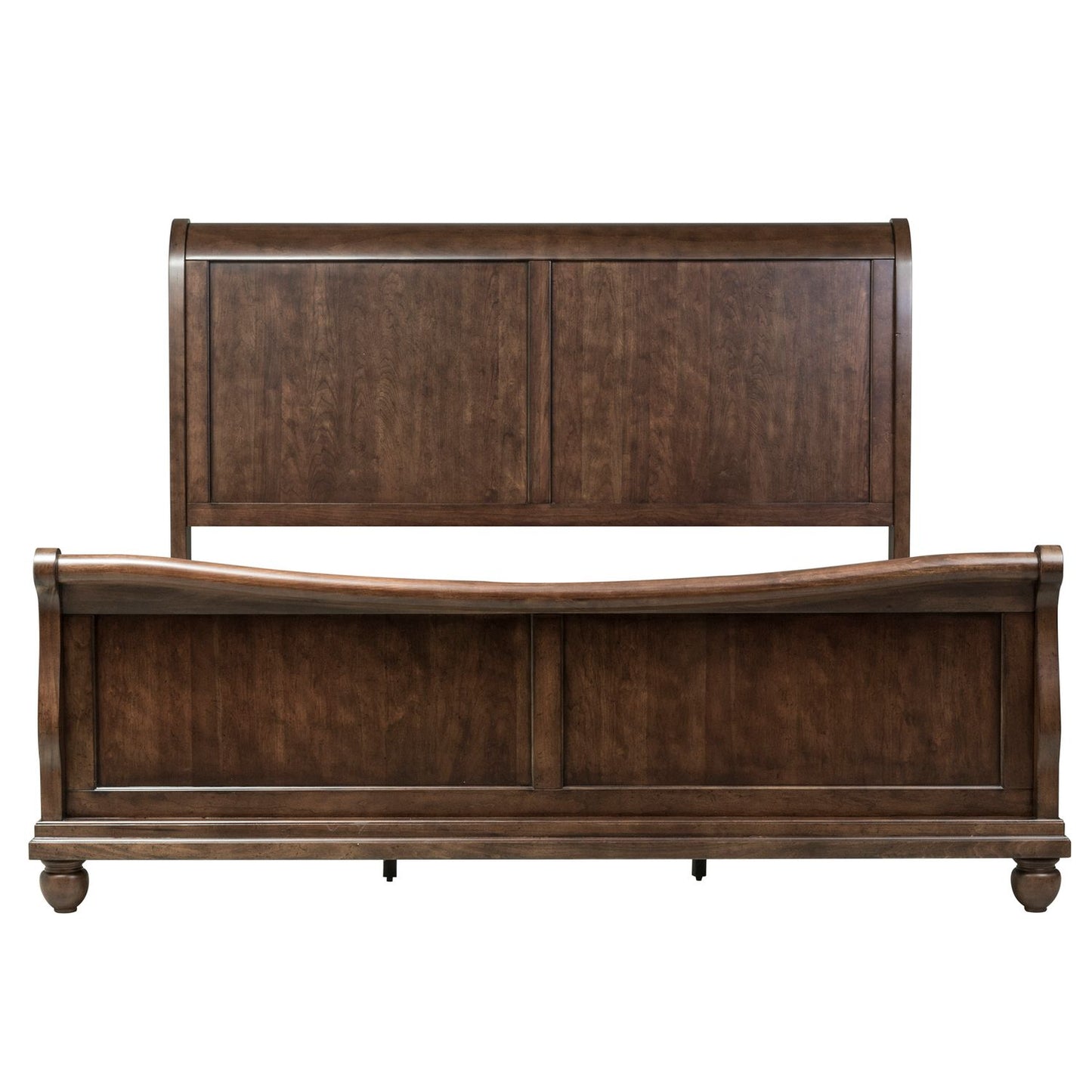 Rustic Traditions - King California Sleigh Bed, Dresser & Mirror, Chest, Night Stand