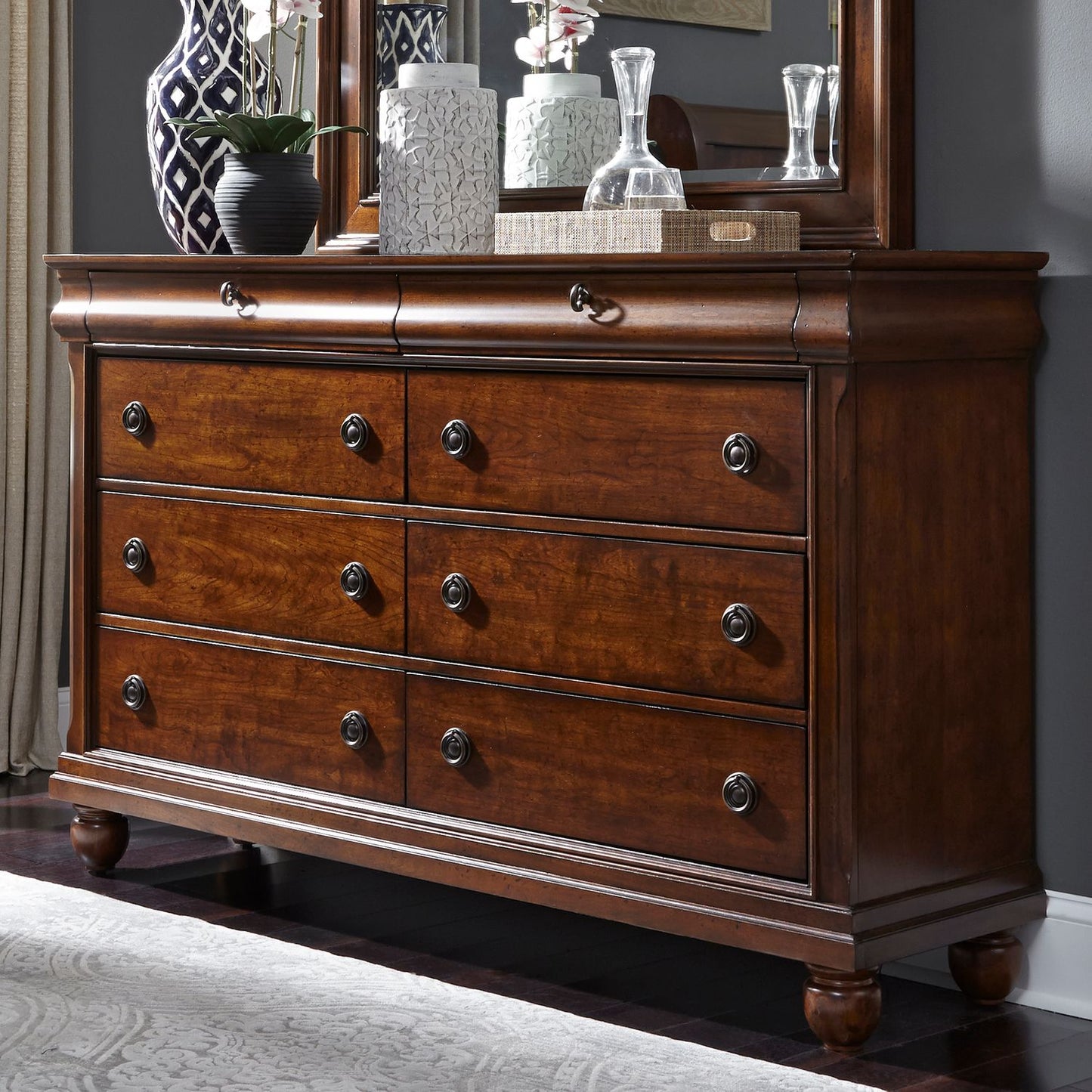 Rustic Traditions - 8 Drawer Dresser