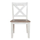 Lakeshore - X Back Side Chair- White (RTA)