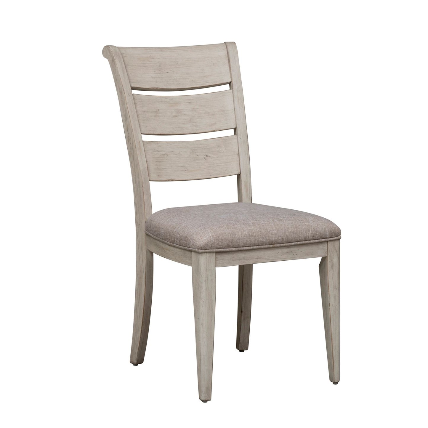 Farmhouse Reimagined - Ladder Back Uph Side Chair (RTA)