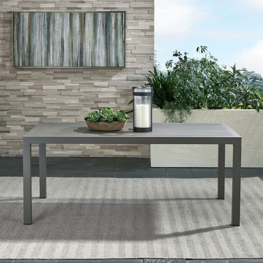 Plantation Key - Outdoor Rectangular Leg Table - Granite