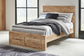 Hyanna Full Panel Storage Bed with Mirrored Dresser, Chest and Nightstand